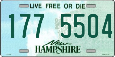 NH license plate 1775504