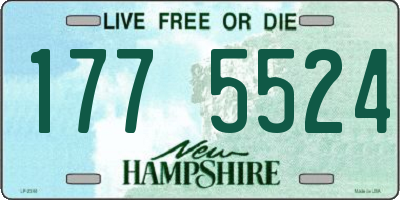 NH license plate 1775524