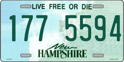 NH license plate 1775594