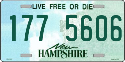 NH license plate 1775606