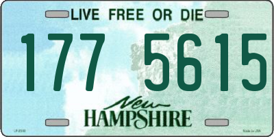 NH license plate 1775615