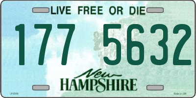 NH license plate 1775632
