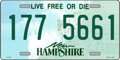 NH license plate 1775661