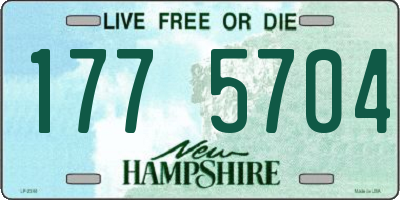 NH license plate 1775704