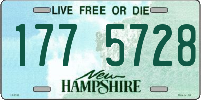 NH license plate 1775728