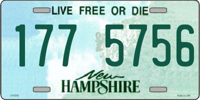 NH license plate 1775756