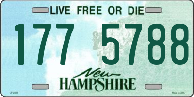 NH license plate 1775788