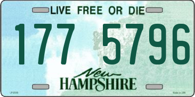 NH license plate 1775796