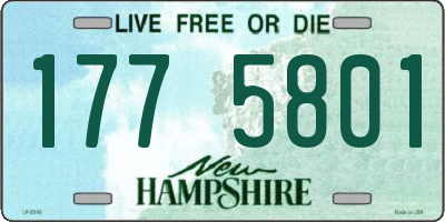 NH license plate 1775801