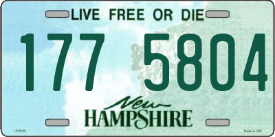 NH license plate 1775804