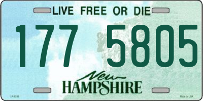 NH license plate 1775805