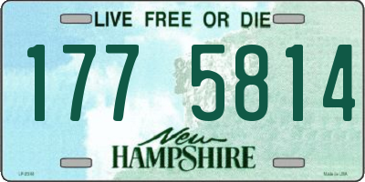 NH license plate 1775814