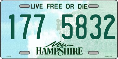 NH license plate 1775832