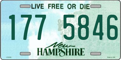 NH license plate 1775846