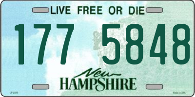 NH license plate 1775848
