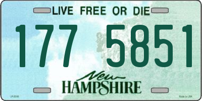 NH license plate 1775851