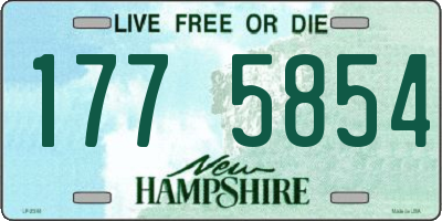 NH license plate 1775854