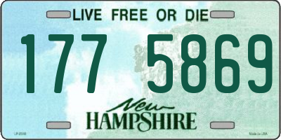 NH license plate 1775869