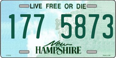 NH license plate 1775873