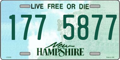 NH license plate 1775877