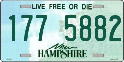 NH license plate 1775882