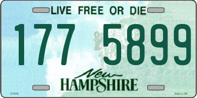 NH license plate 1775899