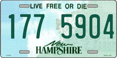 NH license plate 1775904