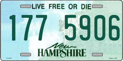 NH license plate 1775906