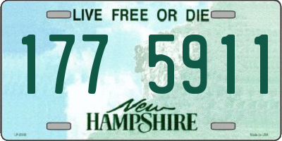 NH license plate 1775911