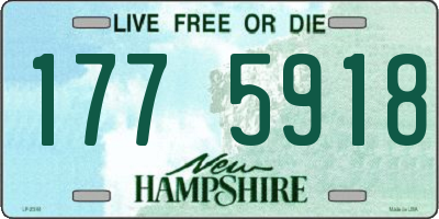NH license plate 1775918