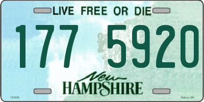 NH license plate 1775920