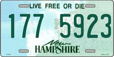 NH license plate 1775923