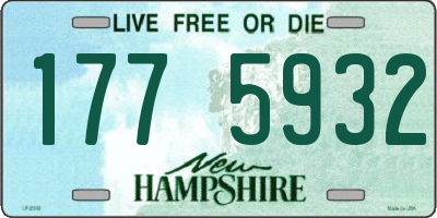 NH license plate 1775932