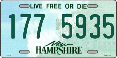 NH license plate 1775935