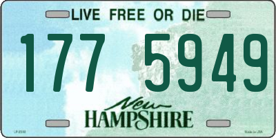 NH license plate 1775949