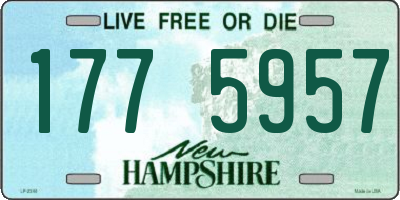 NH license plate 1775957