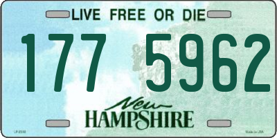 NH license plate 1775962