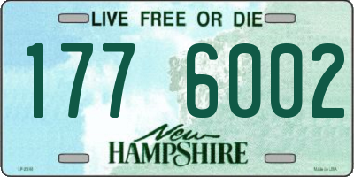 NH license plate 1776002