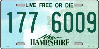 NH license plate 1776009