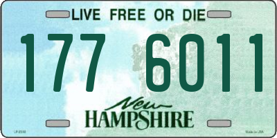 NH license plate 1776011