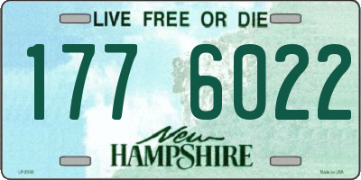 NH license plate 1776022