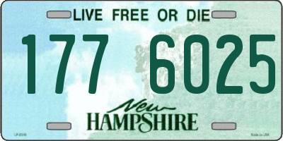 NH license plate 1776025