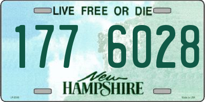 NH license plate 1776028