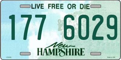 NH license plate 1776029