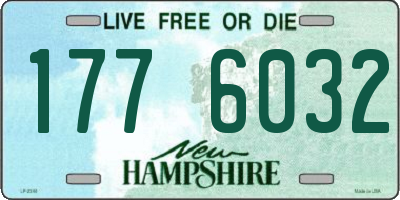 NH license plate 1776032