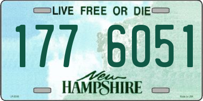 NH license plate 1776051