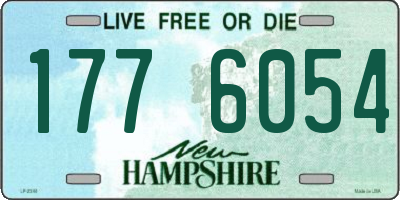 NH license plate 1776054