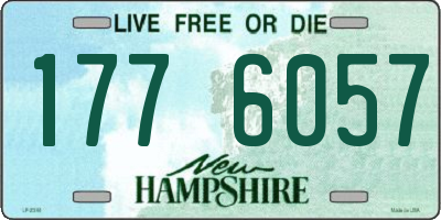 NH license plate 1776057