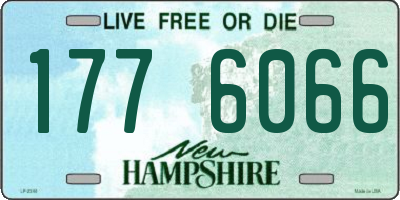 NH license plate 1776066