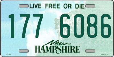NH license plate 1776086